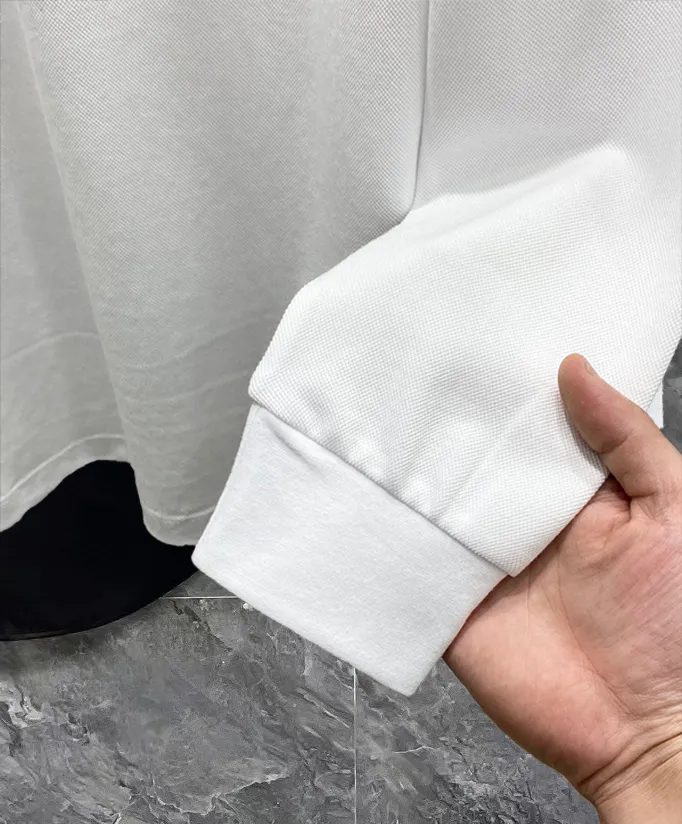 Zegna 24SS Classic Polo 。 T . . ! Piquet , “ ”。 . , , logo ， ， ， ， ， ， 。 Black/White/ Size：M~3XL